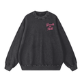 Smooth as Hell Snow Washed Oversized Sweatshirt
