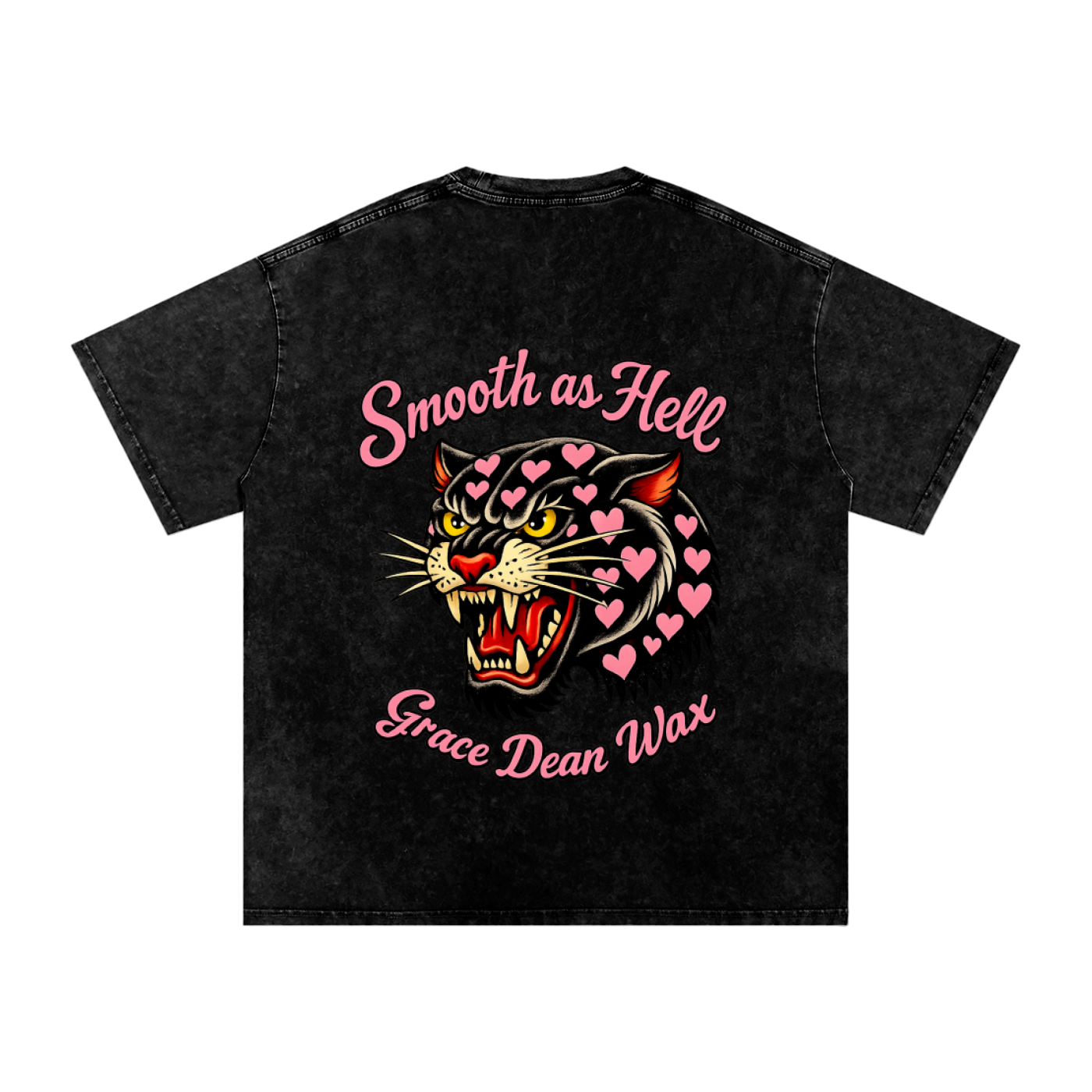 Smooth as Hell Snow Washed Oversized Cotton T-Shirt